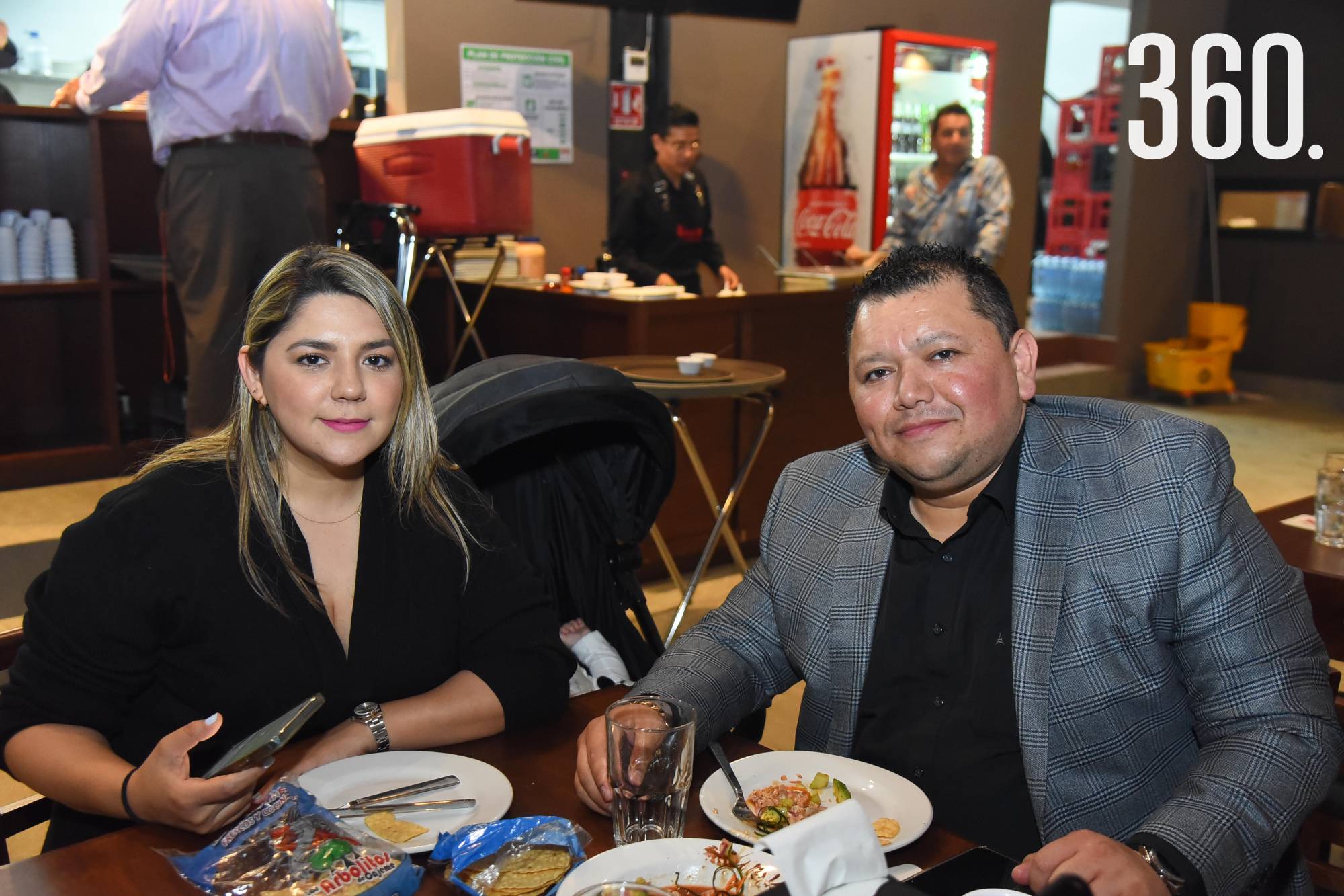 $!Paty Castro y Diego Cota.