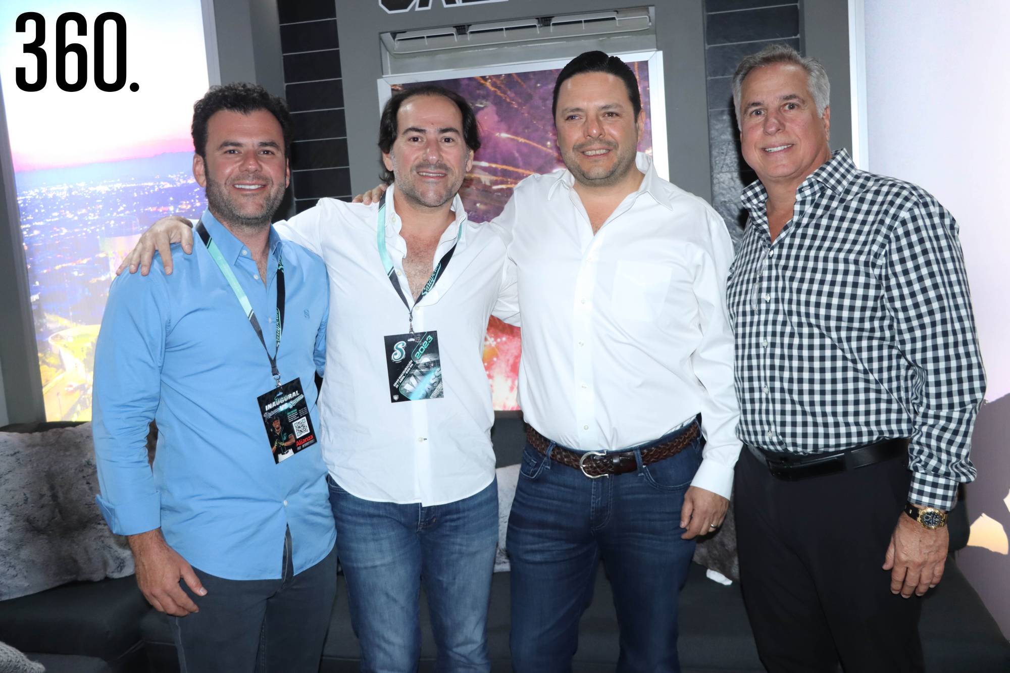 $!Armando Canale, Marco Canale, César Cantú y Joaquín Rubio.