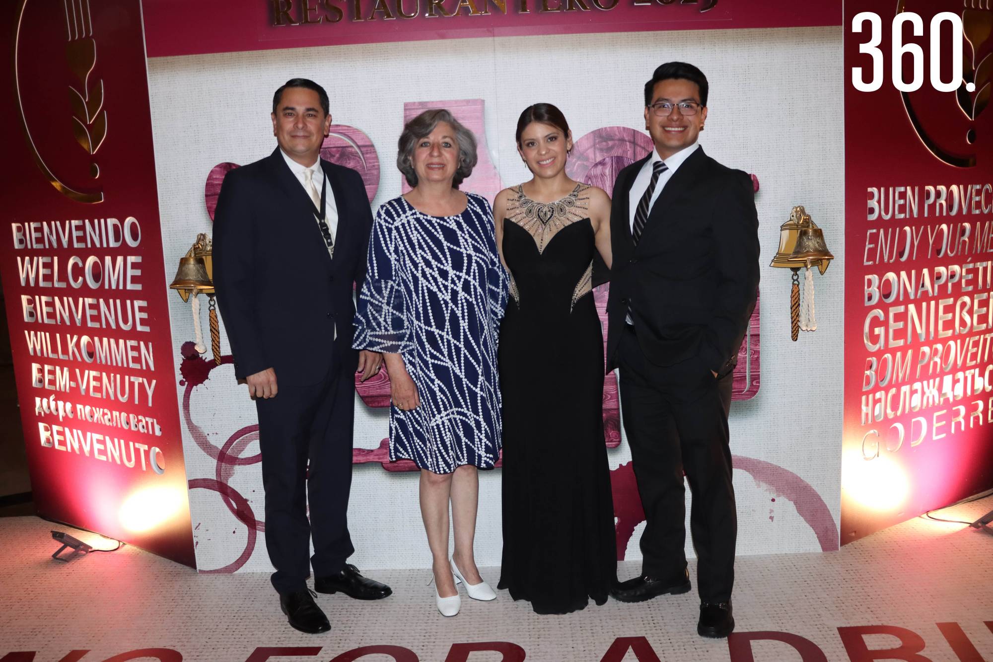 $!Kerim Blanco, Gladys Ferriño, Roselly López y Damián Alday.