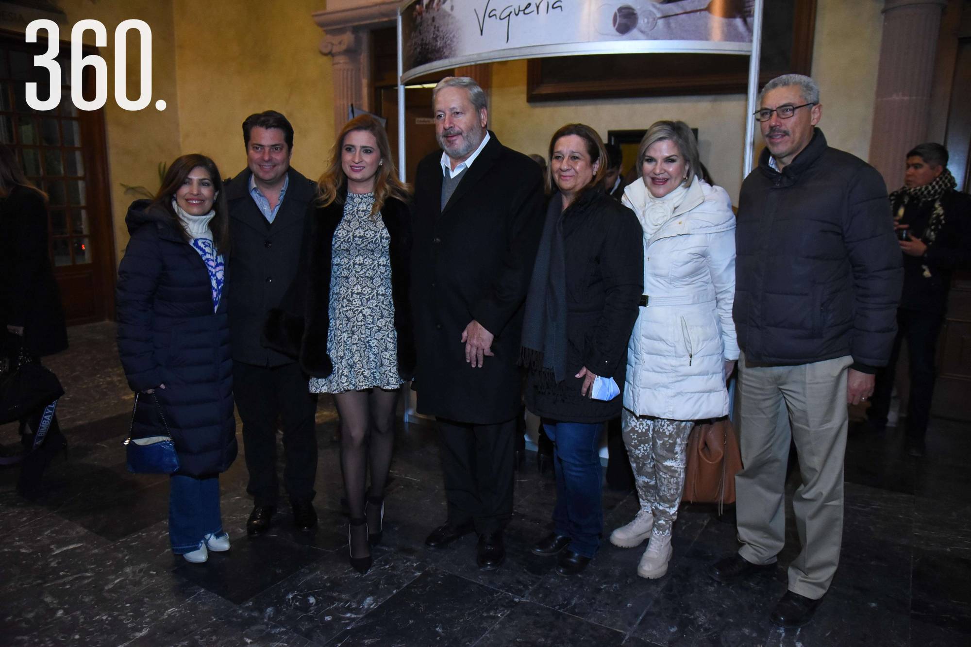 $!Ana Sofía García Camil, Enrique Martínez y Morales, Lilia Hiarnes, José María Fraustro, Beatriz Dávila de Fraustro, Leticia Rodarte y Sergio Salazar.