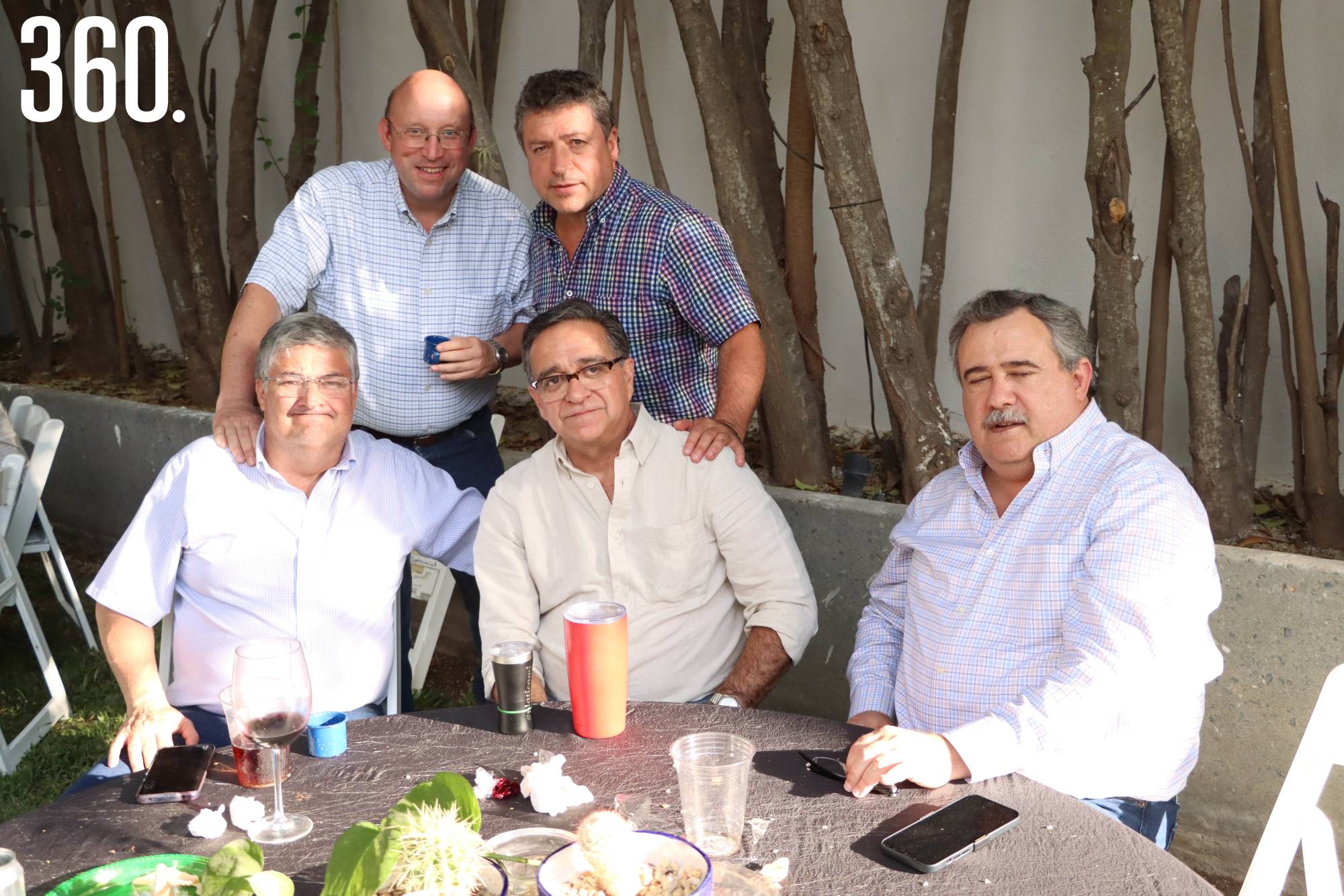 $!Armando Campos, Jorge A. Madrazo, Ignacio Rodríguez, Manuel Aguirre y Alejandro Dávila.