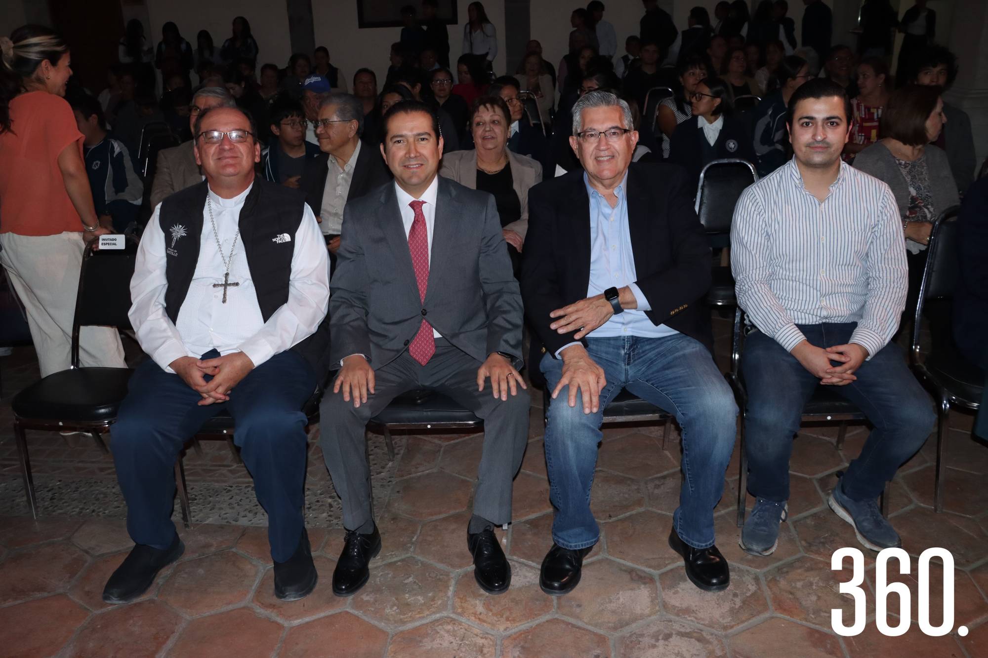 $!Monseñor Hilario González, Carlos Estrada, Blas Flores y Alfonso García.