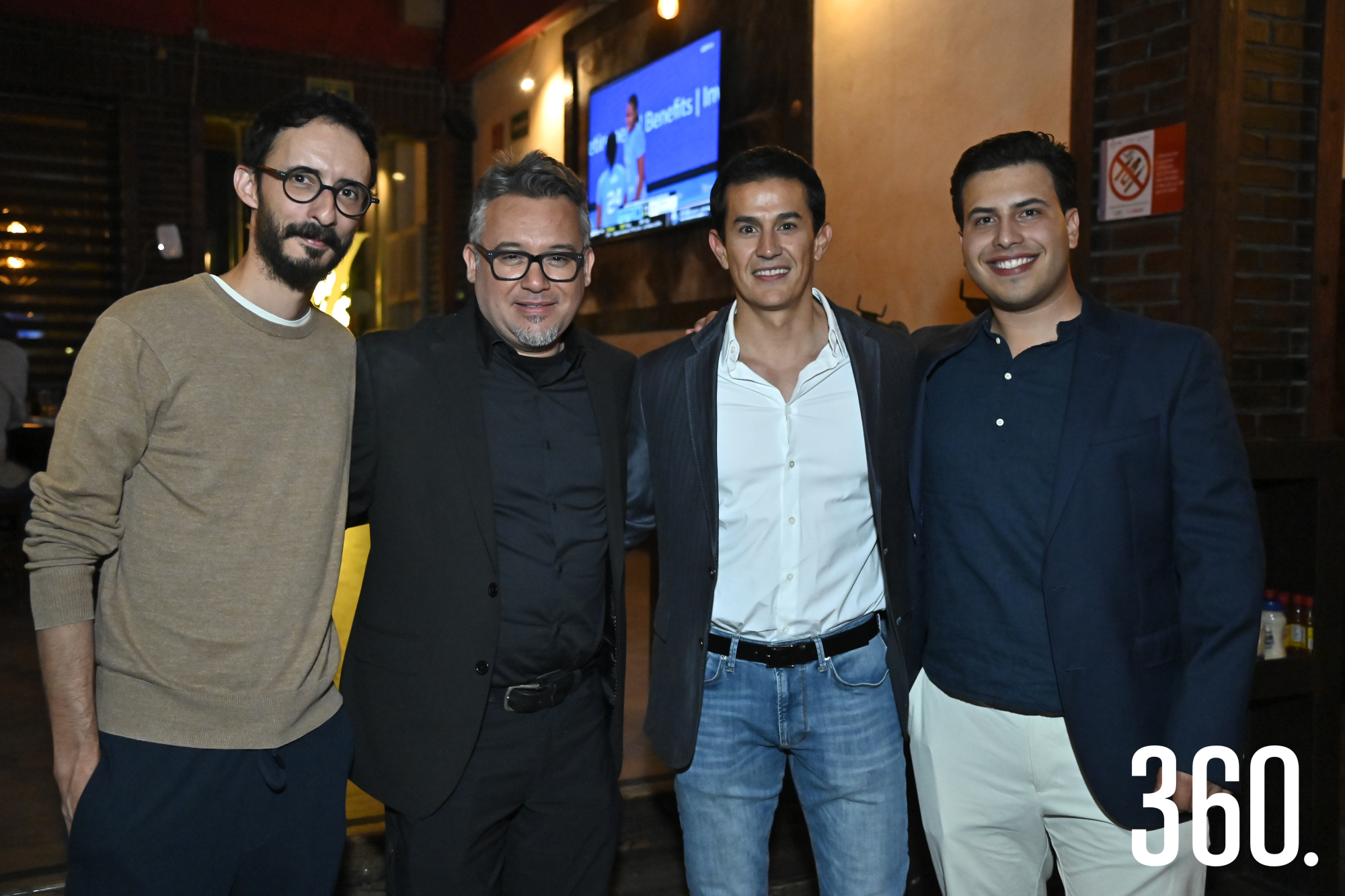 $!Sergio Pedraza, Gabriel Ramos, Gerardo Aguilar y Gerardo Garza.