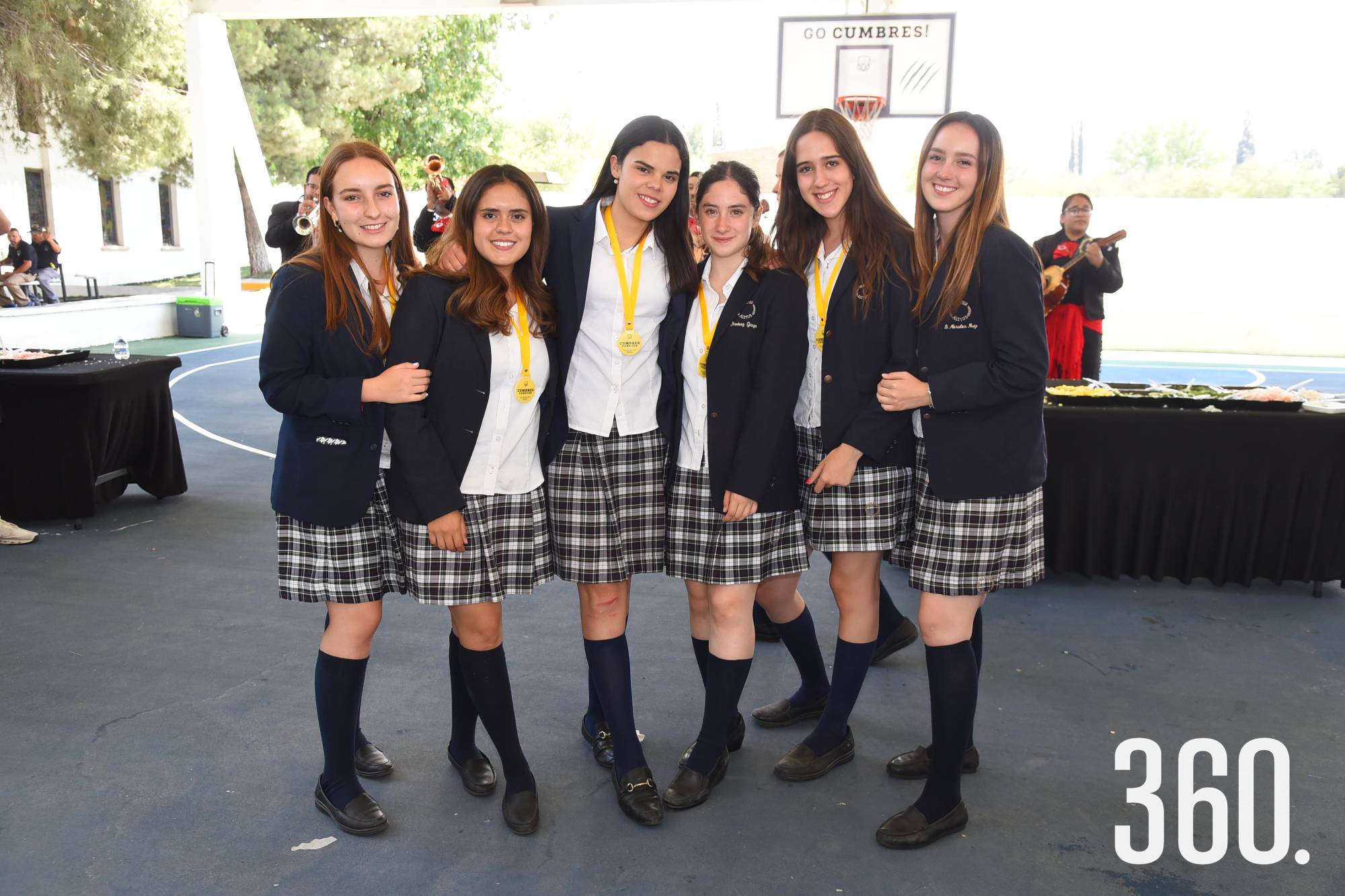 $!María Barbara Solis, Regina Valdés, Amira Rodríguez, Andrea Garza, Camille Collier, Luciana Gutiérrez y Dafne Morales.