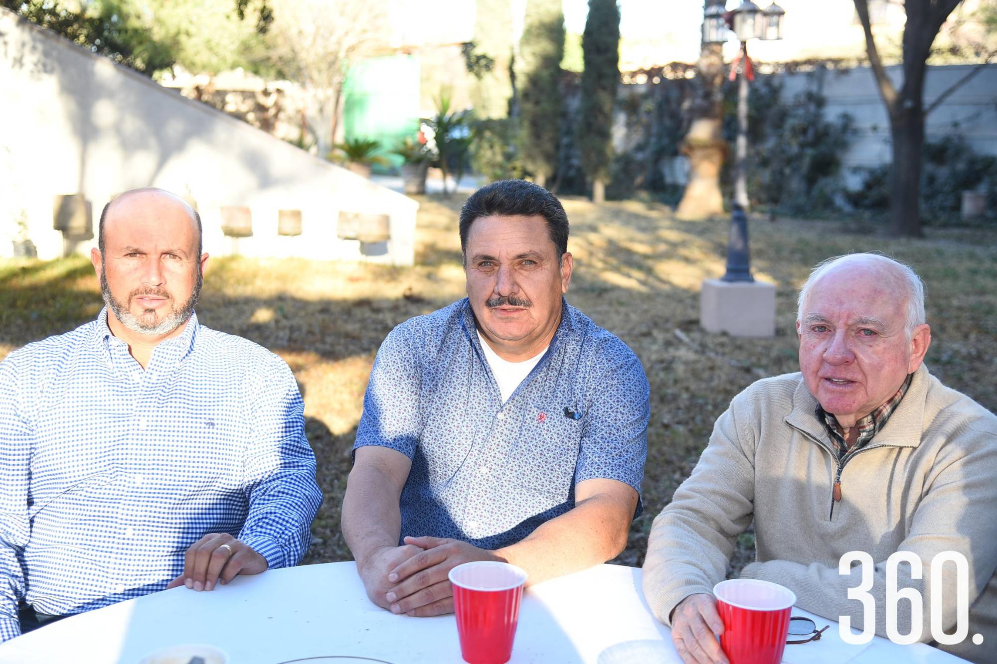 $!Carlos Recio, Alejandro Sánchez y Rodolfo Rabago.