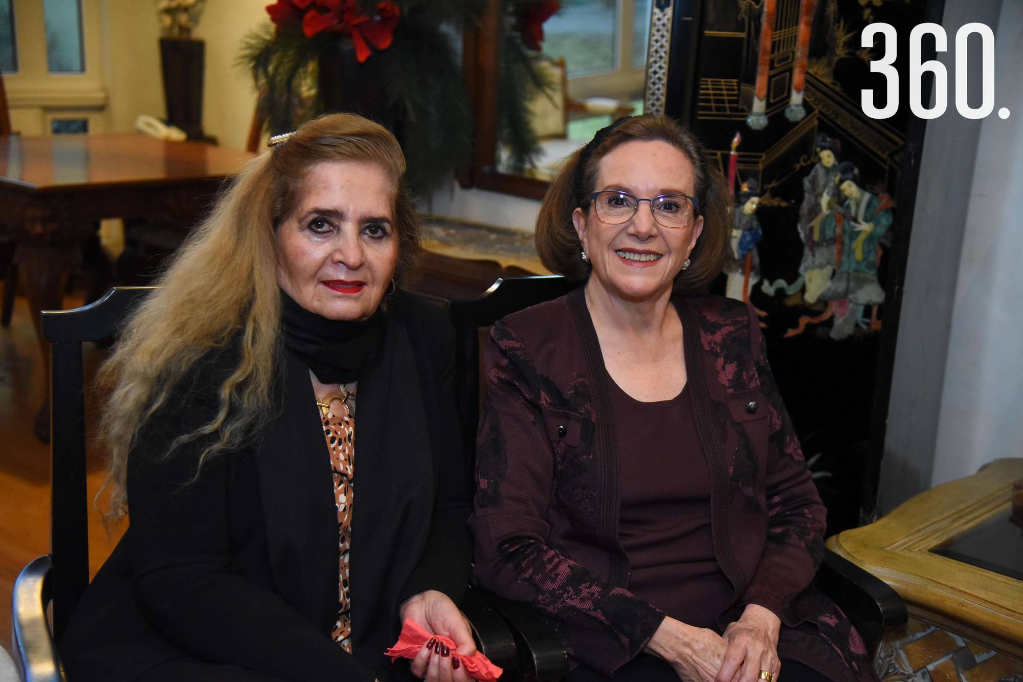 $!Sonia Romo y Elvira de Musa.
