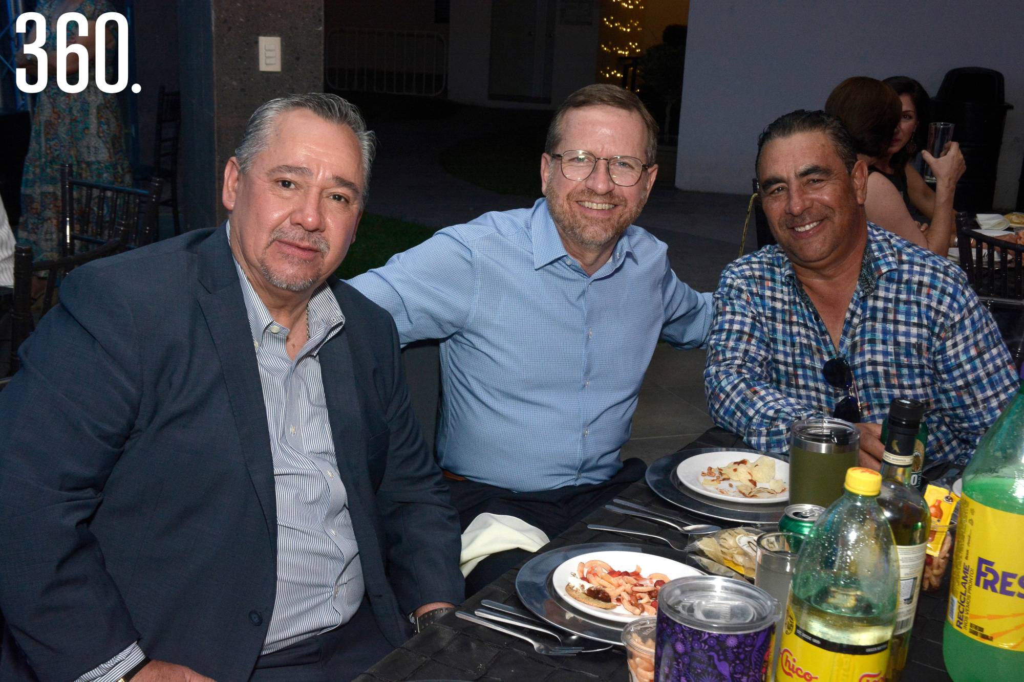 $!Marco Sandoval, Guillermo Dávila y Eduardo Trousselle.