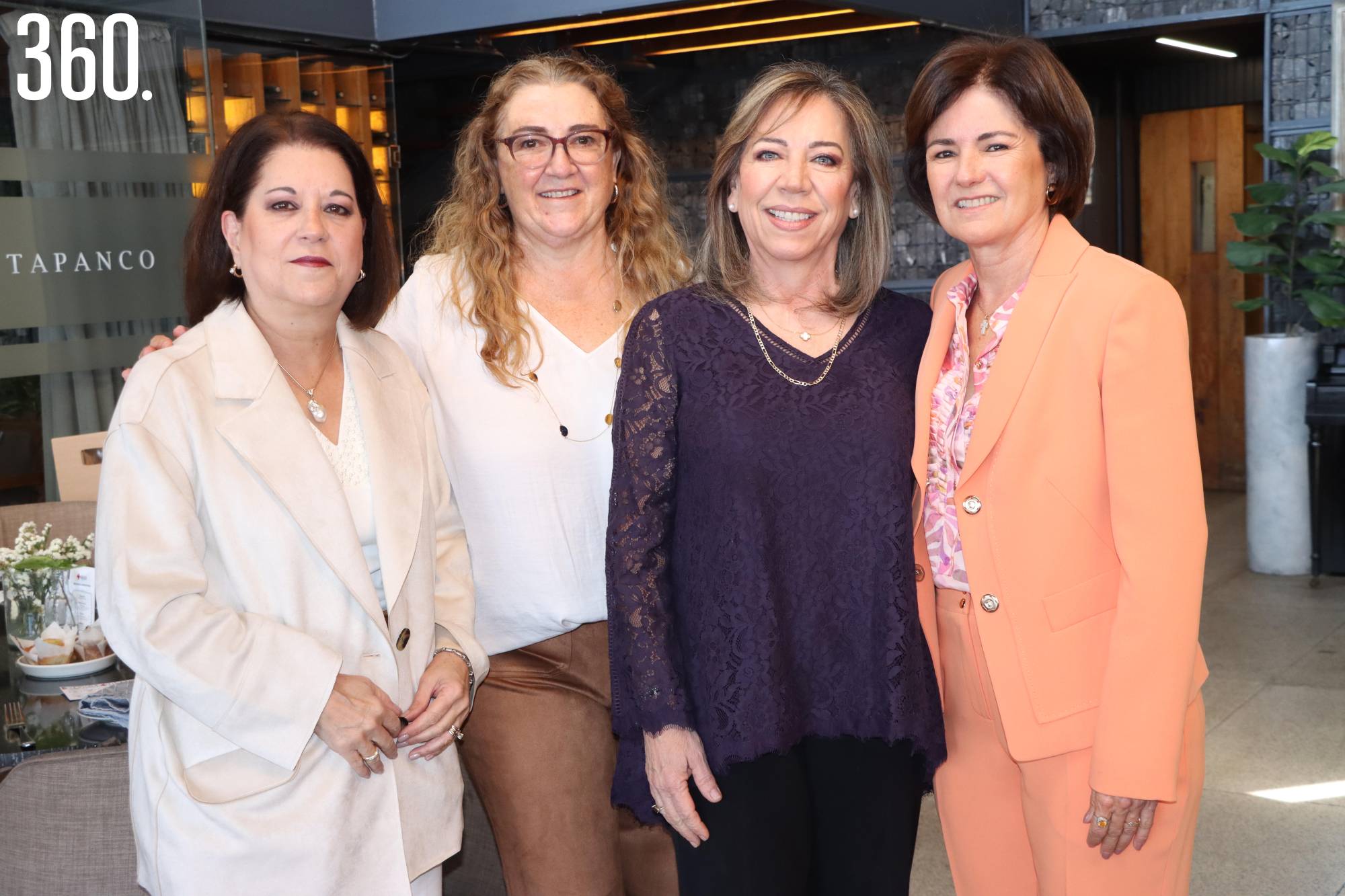 $!Paulina de la Garza, Beatriz Dávila, Cecilia Padilla y Yoyis Flores de Pérez.