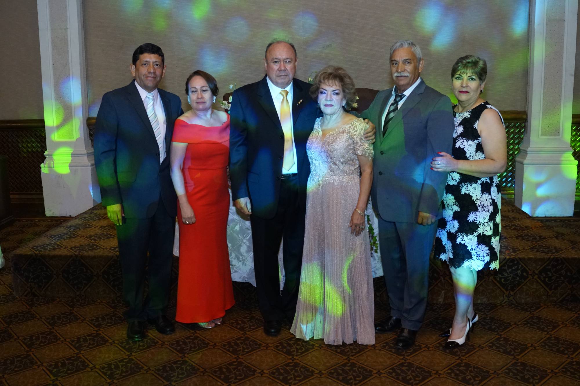 $!Sergio Saucedo Dávila, Dora Estela Lara, José Benito Rivera, Ana María Saucedo, Gerardo Saucedo y María de Jesús Ramírez.