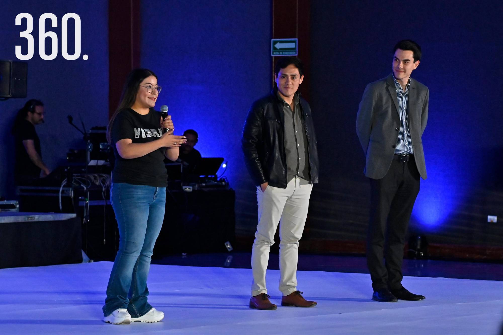 $!Yuliana Espinoza, David Reyna y Adrián González.