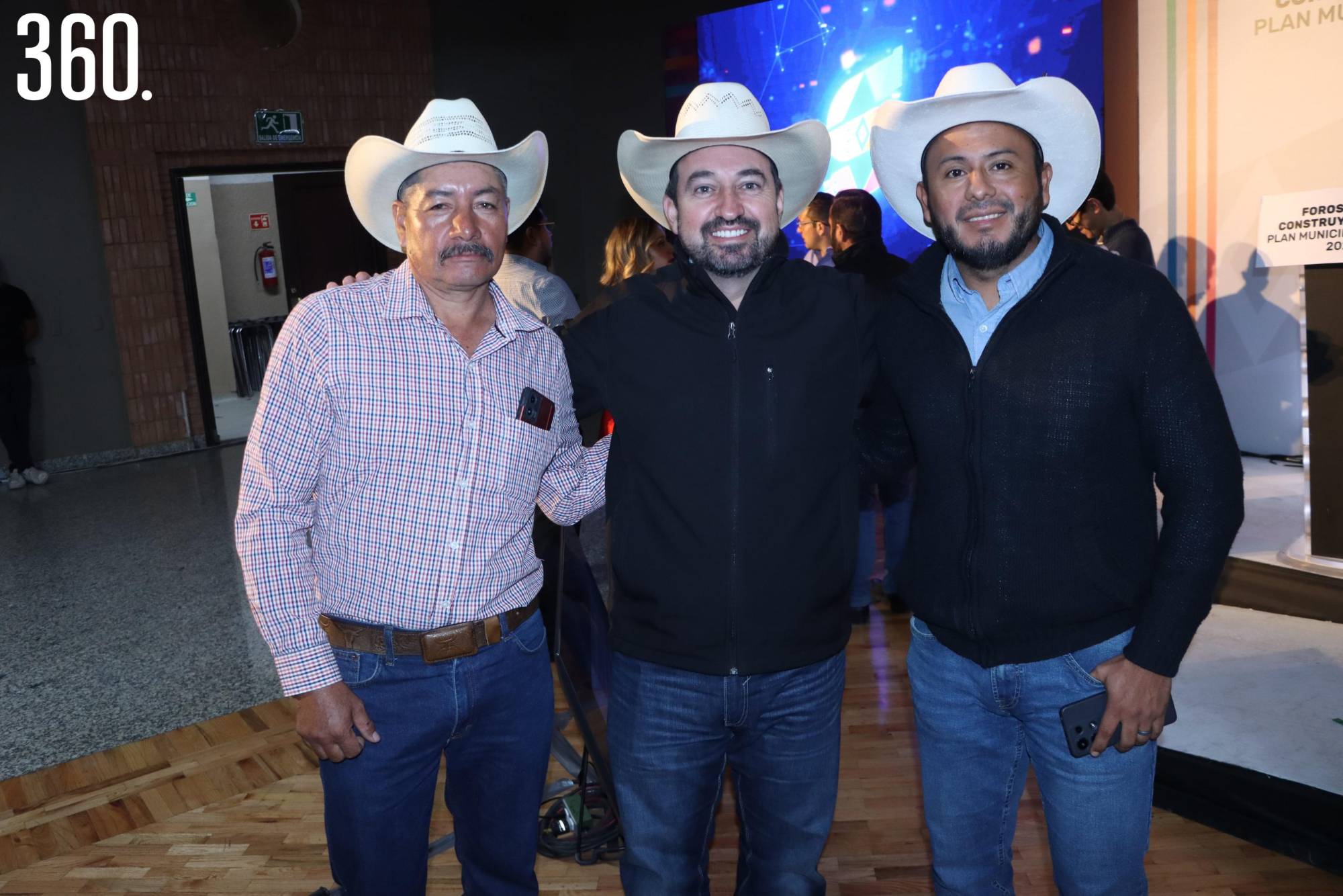 $!Luis Alberto Cavazos, Diego Fuentes y José Luis Padilla.