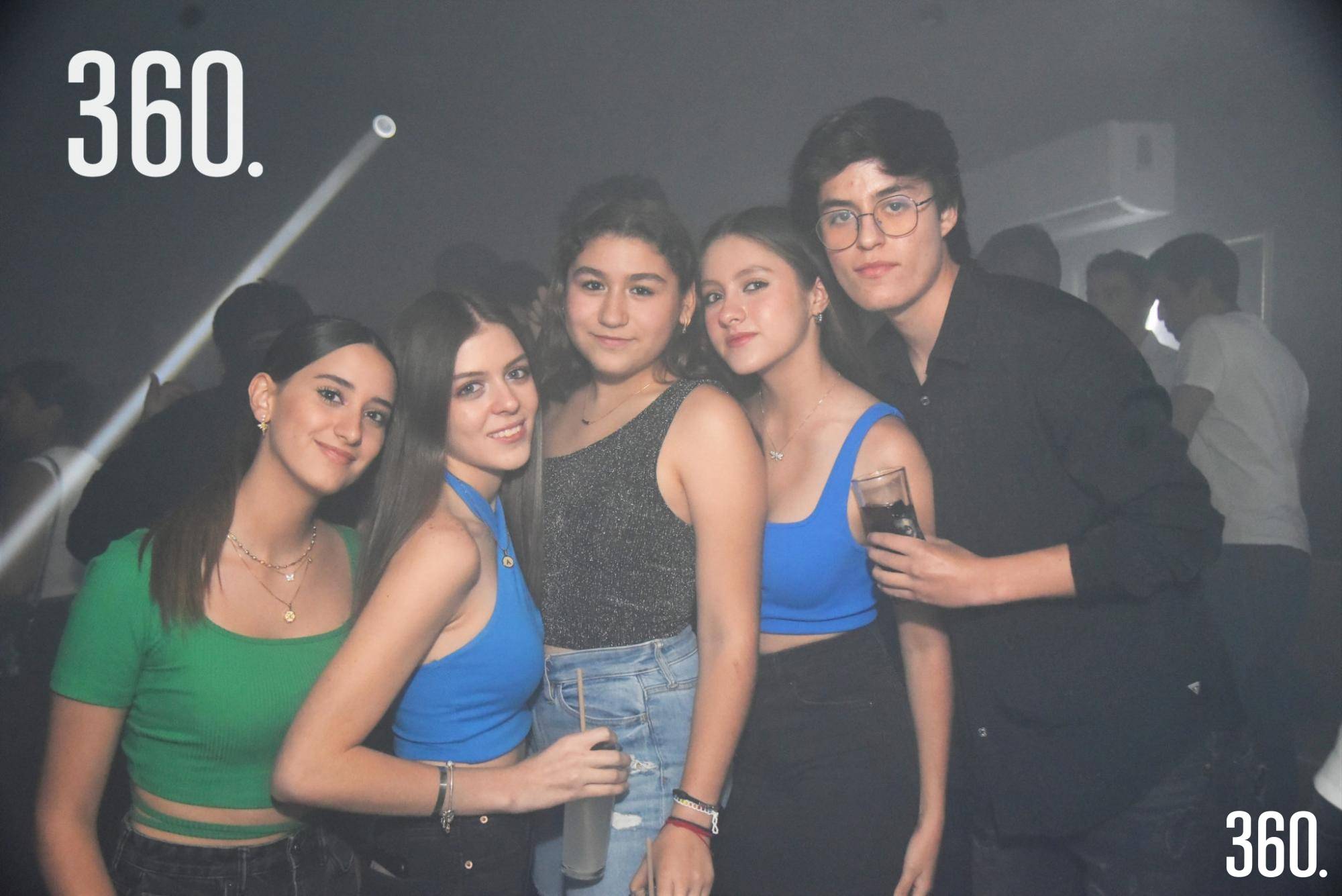 $!María Bárbara Valdez, Andrea Agüero, Emilia Martínez, Valeria Gómez y Sergio Sepúlveda.