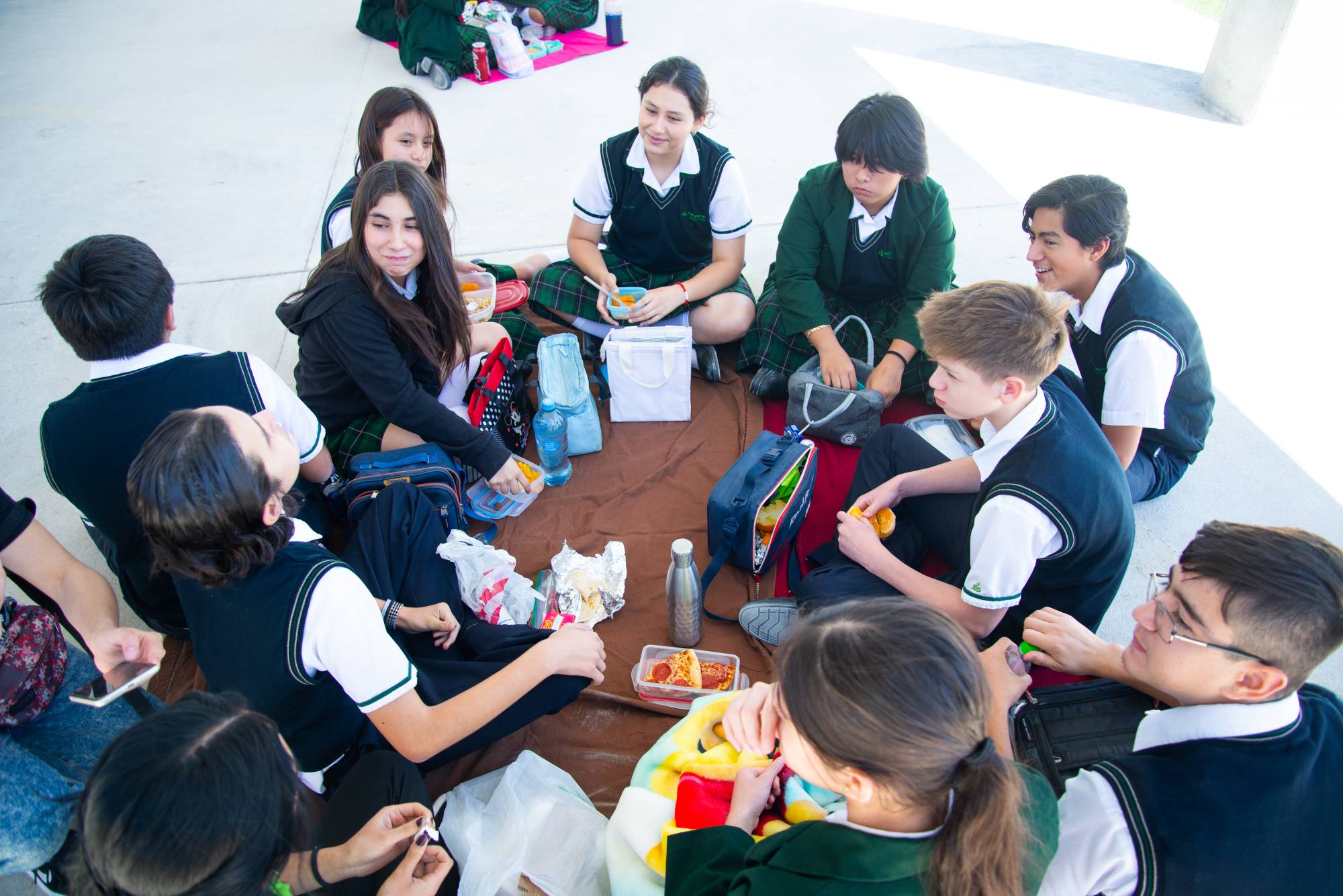 $!COLEGIO LOS PINOS INAUGURA TECHUMBRE