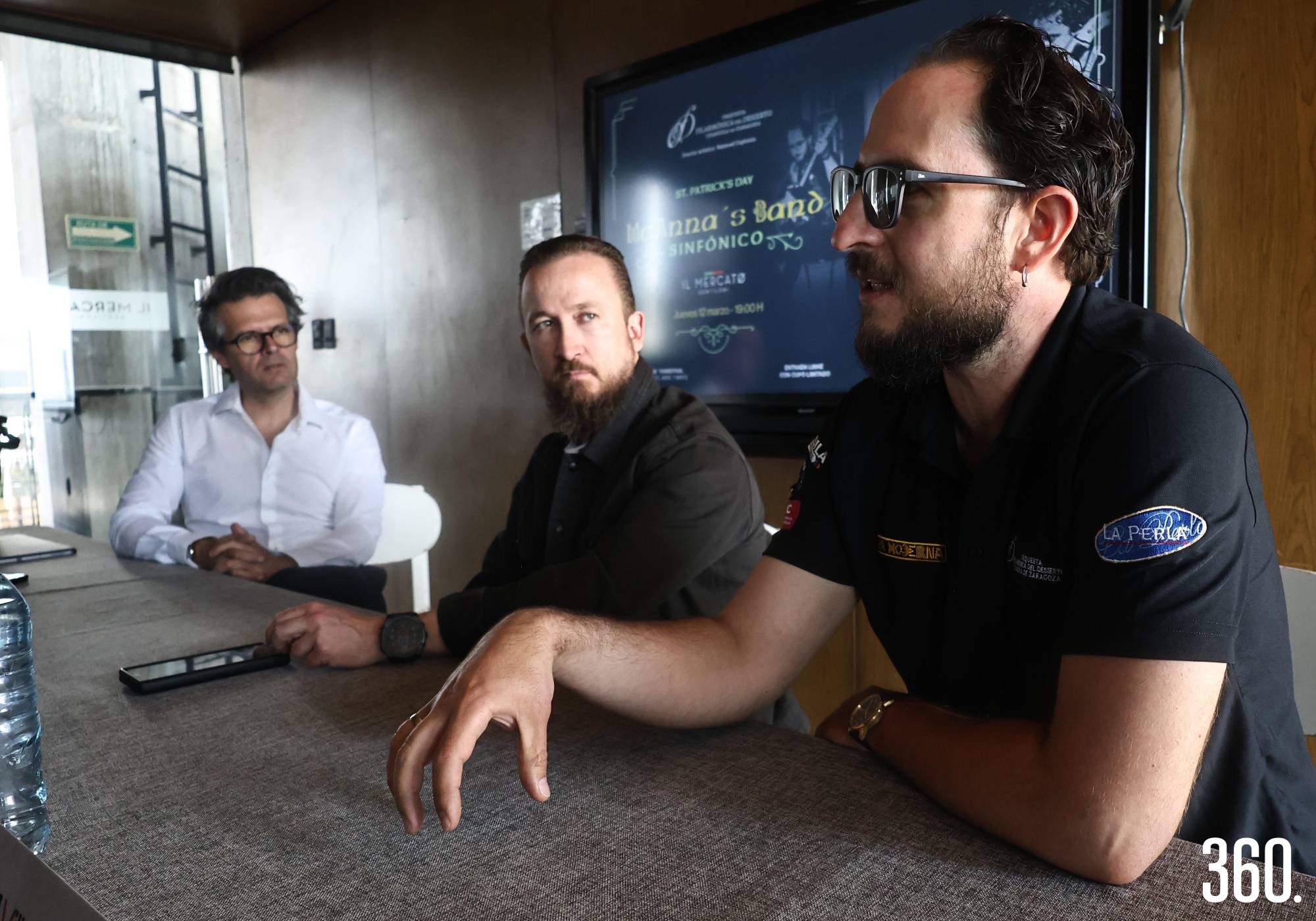 $!Natanael Espinoza, Fabio Gentiloni y Miguel Villarreal.