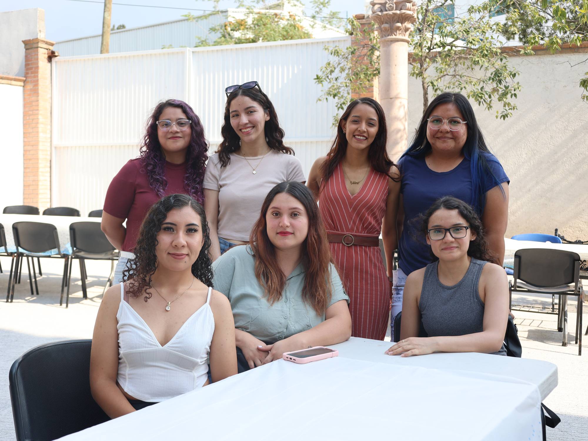$!Fernanda Áviles, Darian de León, Valeria Gamez, Andrea Calvillo, Daniela Casillas, Georgina Sánchez y Astrid Ramos.