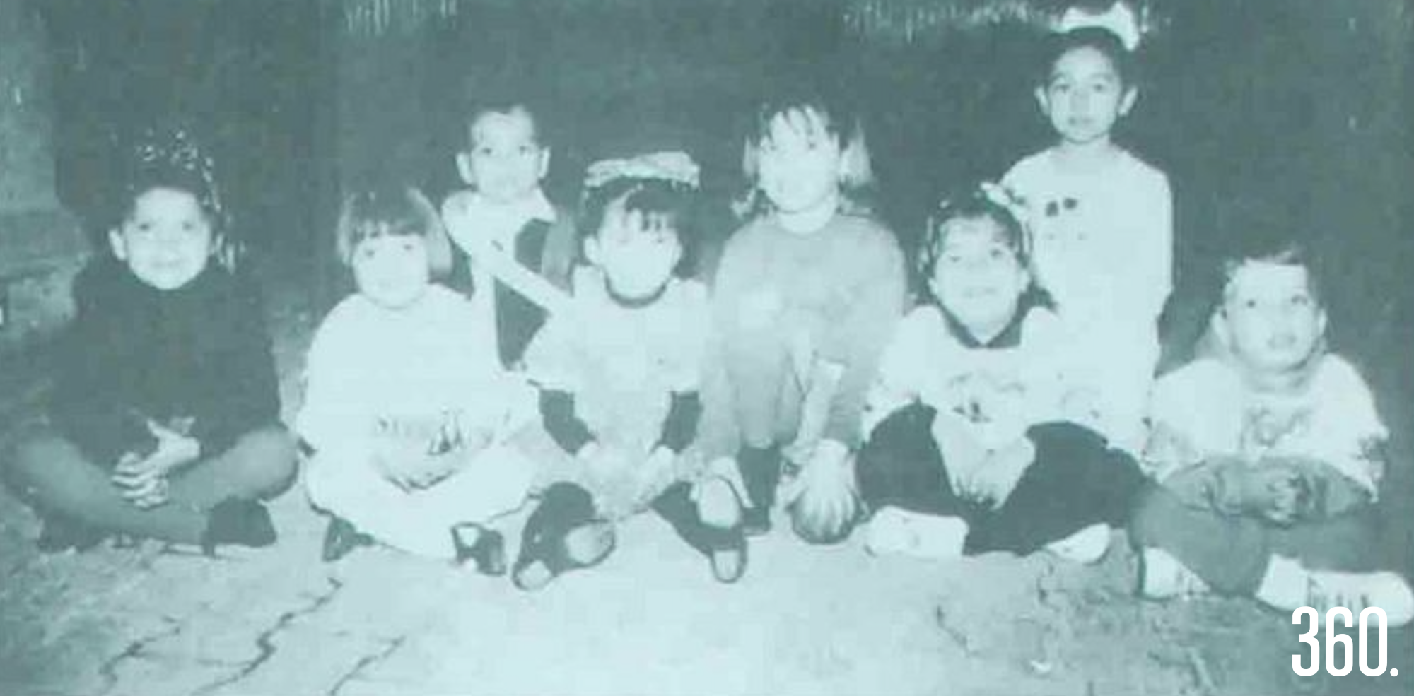 $!La festejada acompañada de algunos de sus primos.