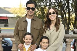 Eder López, Miriam Cárdenas, Braulio y Alejandro López.