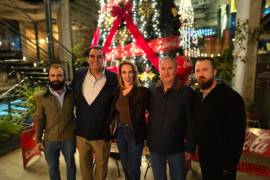 Pedro Gentiloni,, Willy Sánchez, Carolina Cepeda, Enrique Torres y Fabio Gentiloni.