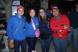 Camilo Torres, Penelope Torres, Brenda García y Joaquín Cruz.
