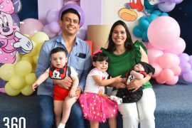 CUMPLEAÑOS DOBLE DE ANA VICTORIA Y DANIEL ARMANDO CHÁVEZ