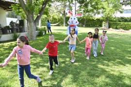 Los niños participaron en diversas actividades de Pascua.