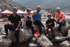 Escaladores de todas las edades disfrutaron las rutas del Cañón de San Lorenzo.