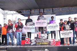 Ganadoras de la rama femenil.