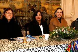 Angélica Zertuche de Candelas, Dalia Rodríguez de Rodríguez, Marcela Arizpe de Talamás y Maysi de Gómez.