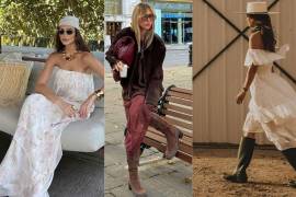 La vendimia inspira una estética donde la moda rinde homenaje a la tierra: tonos del vino, texturas naturales y elegancia con alma de campo.