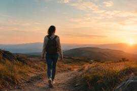 La vida puede entenderse como un camino temporal: disfrutarla, cuidarla y aprender de cada etapa mientras avanzamos hacia nuestro verdadero destino.