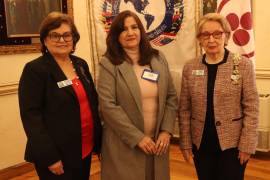 Leticia Martínez, Dalia Rodríguez y Alma Barradas.