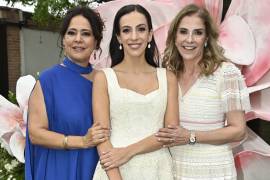 Rosa Claudia Siller de Rodríguez, Paola Ortega y Paola Duarte de Ortega.