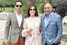 José Trillo Rivas, Leticia Ochoa de del Bosque y Jorge del Bosque de la Peña.