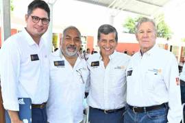 José Almanza, Héctor Medina, Carlos Orta y Collins Camp.