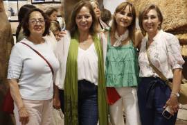 Patricia Mariscal, Ileana Melo de de las Fuentes, María Hortensia Lomelí y Eloína Lozano.