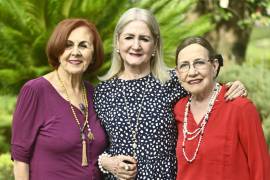 Lupita Saade, Vicky Guerrero de Alemán y Rosaura Treviño.