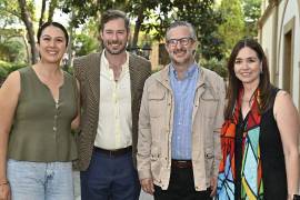 Ana Sofía Olguín, Esteban y Emanuel Garza y Ana Celia Aguirre.