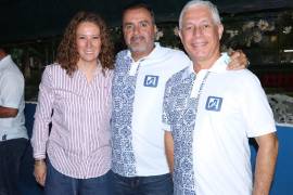 Vero Rumayor, Rodrigo Moreno y Cruz Alberto Cuéllar.