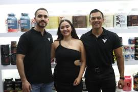 Roberto Parra, Georgina Lamas y Juan Flores.