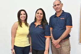 Rebeca Jiménez Treviño, Norkristian García Morales y Harold Ricardo Corella.