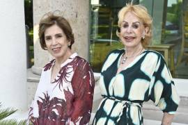 Mene González y Luz María Caballero.