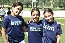 María Guadalupe Oceguera, Lucía José y Sofía Gutiérrez.