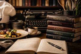 La cocina y la literatura han compartido, desde hace siglos, el gusto por despertar los sentidos y contar historias.