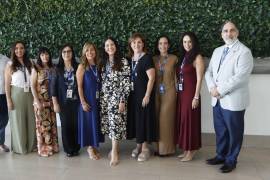 Docentes y directivos del COLAM.