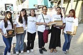 Renata Rivera, Elena Manzanares, Lizbeth Jiménez, Angélica López, Carolina de la Rosa y Yaeli Flores.