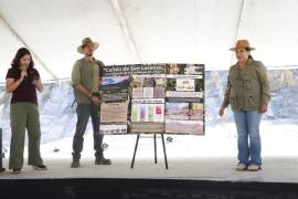 Mariana Leal, directora de Conservación San Lorenzo A.C.; Andrés Eduardo Bermúdez y Belinda Espinosa, expertos, participaron en las actividades de esta segunda edición.