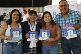 Bárbara Castilla, Loreta Figueroa, Eda Bermea y Jesús Figueroa.