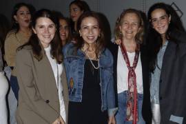 Bárbara Cárdenas, Gaby Silva, Beatriz Arizpe y Maru de la Peña.