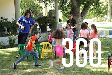 $!Los pequeños participaron en divertidos juegos.