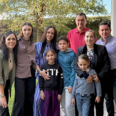 Patricia Treviño, Ana Sofía Garza, Lucía Treviño, Miguel Ángel Treviño, Patricia García, Alejandro Garza, Ángela Garza, Patricio Luévano y Luis Garza.